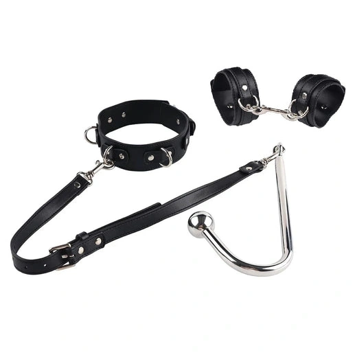 with 5334 Hook and Collar Cuffs Anal Elegant Beaded 0722